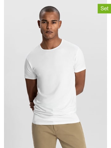 DSTREZZED 2er-Set: Shirts in Weiß