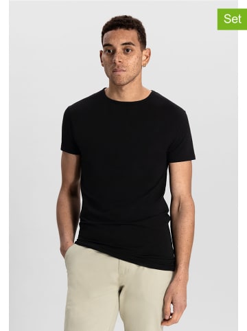 DSTREZZED 2er-Set: Shirts in Schwarz