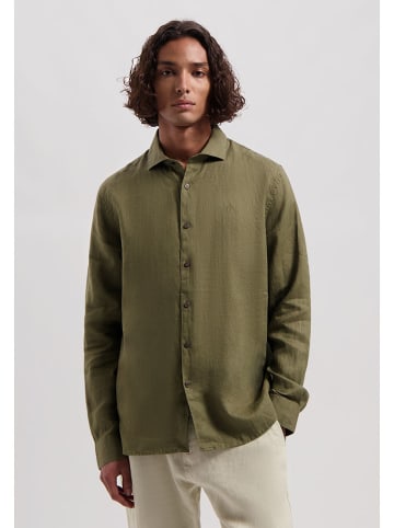 DSTREZZED Leinen-Hemd in Khaki