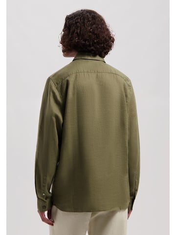DSTREZZED Lniana koszula w kolorze khaki