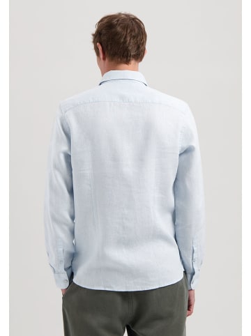 DSTREZZED Linnen blouse lichtblauw