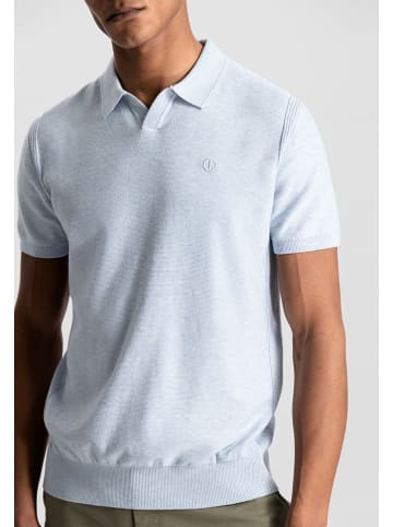 DSTREZZED Poloshirt lichtblauw