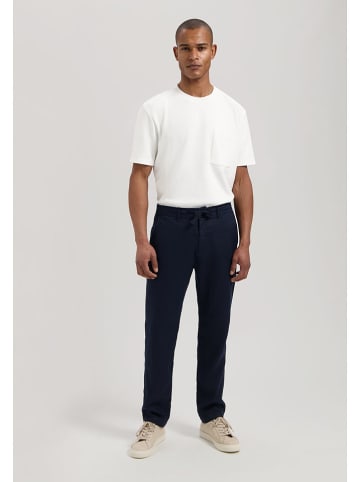DSTREZZED Linnen chinobroek donkerblauw