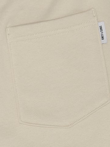 ONLY & SONS Junior Szorty dresowe "Ceres" w kolorze beżowym