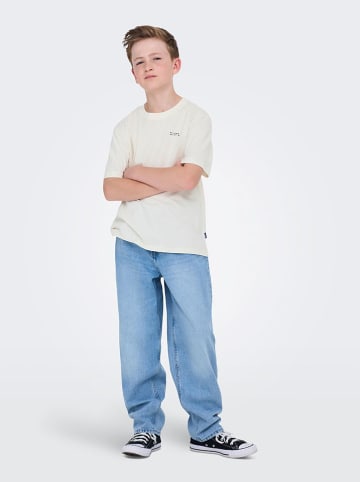 ONLY & SONS Junior Koszulka "Summer life" w kolorze białym