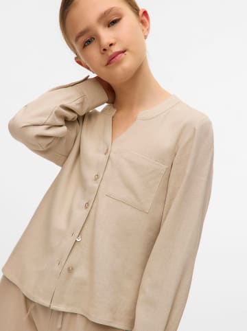 Vero Moda Girl Bluzka "Mymilo" w kolorze beżowym