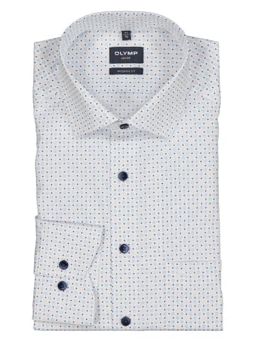 OLYMP Blouse "Luxor" - modern fit - lichtroze/lichtblauw/wit