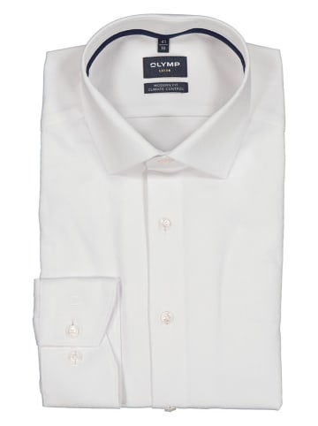 OLYMP Koszula "Luxor" - Modern fit - w kolorze białym