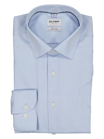 OLYMP Blouse "Level 5" - body fit - lichtblauw