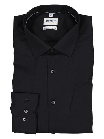 OLYMP Blouse "Level 5" - body fit - zwart
