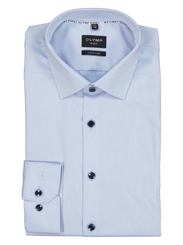 OLYMP Blouse "No 6" - super slim - lichtblauw