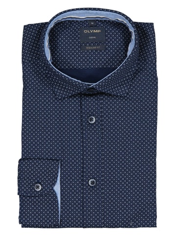 OLYMP Hemd "Casual" - Regular fit - in Dunkelblau