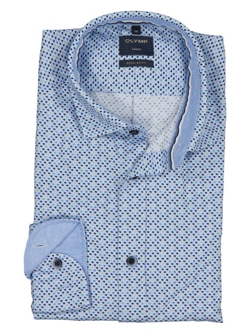 OLYMP Koszula "Casual" - Regular fit - w kolorze błękitnym