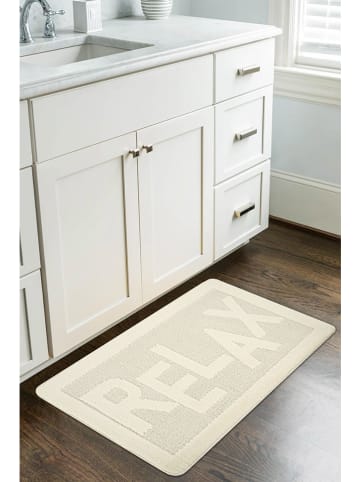 Colourful Cotton Badvorleger ''Relax'' in Creme