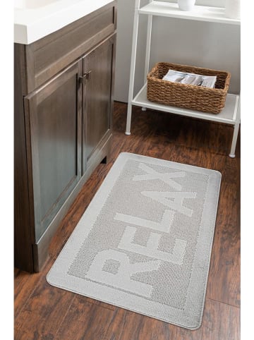 Colourful Cotton Batmat "Relax" grijs