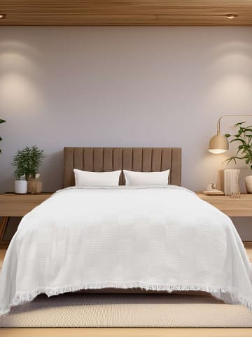 Colourful Cotton Bedsprei "Russel" wit