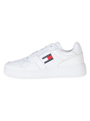 Tommy Hilfiger Shoes Leder-Sneakers in Weiß
