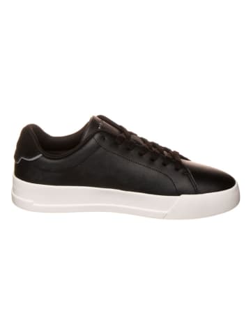 Tommy Hilfiger Shoes Leder-Sneakers in Schwarz