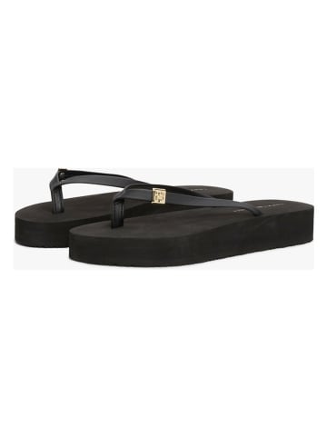 Tommy Hilfiger Shoes Zehentrenner in Schwarz