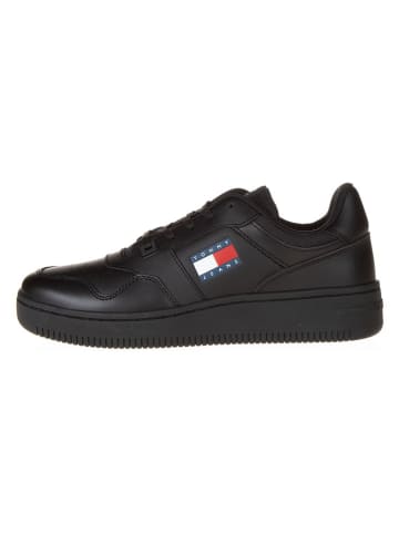 Tommy Hilfiger Shoes Leder-Sneakers in Schwarz