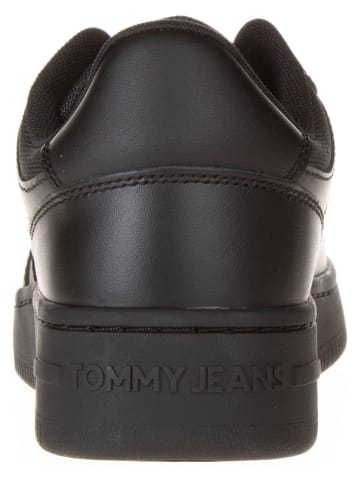 Tommy Hilfiger Shoes Leder-Sneakers in Schwarz