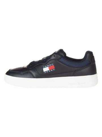 Tommy Hilfiger Shoes Leder-Sneakers in Schwarz