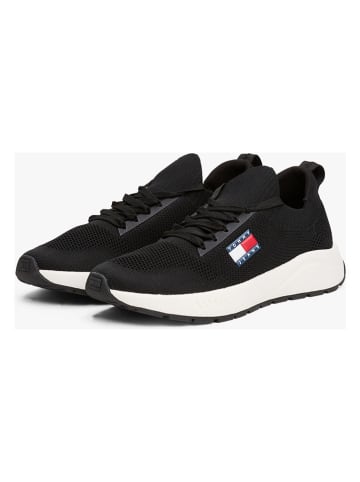 Tommy Hilfiger Shoes Leder-Sneakers in Schwarz