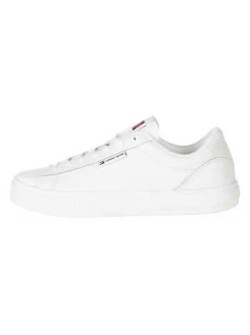 Tommy Hilfiger Shoes Leder-Sneakers in Weiß