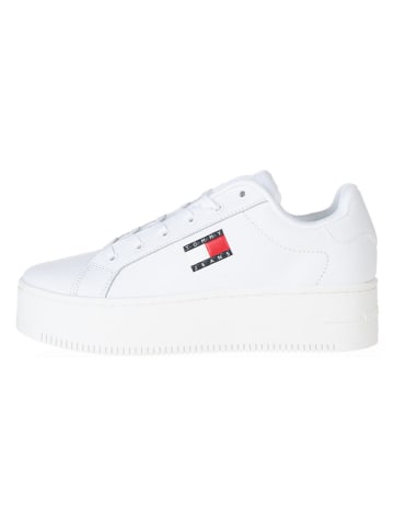 Tommy Hilfiger Shoes Leder-Sneakers in Weiß