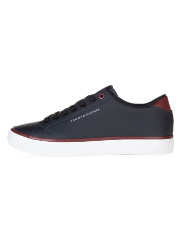 Tommy Hilfiger Shoes Leder-Sneakers in Dunkelblau