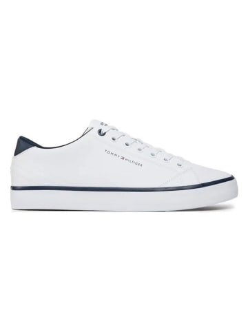 Tommy Hilfiger Leder-Sneakers in Weiß