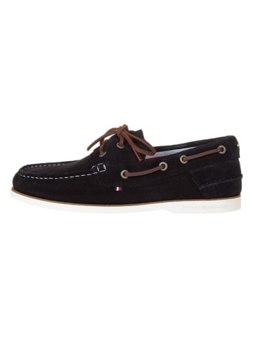 Tommy Hilfiger Shoes Leder-Mokassins in Schwarz