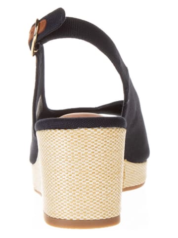 Tommy Hilfiger Shoes Keilsandaletten in Dunkelblau
