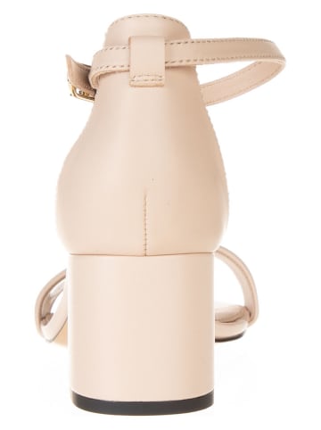 Tommy Hilfiger Shoes Leder-Sandaletten in Beige