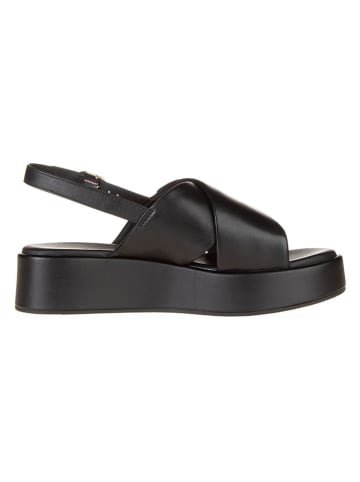 Tommy Hilfiger Shoes Leer-Sandaletten in Schwarz
