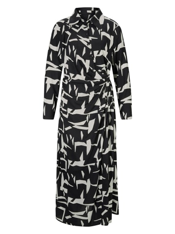 Heine Kleid in Schwarz/Creme