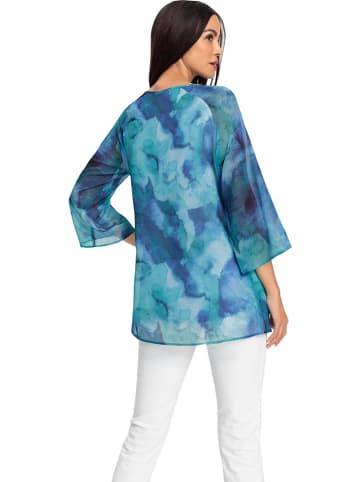 Heine Bluse in Blau/ Türkis