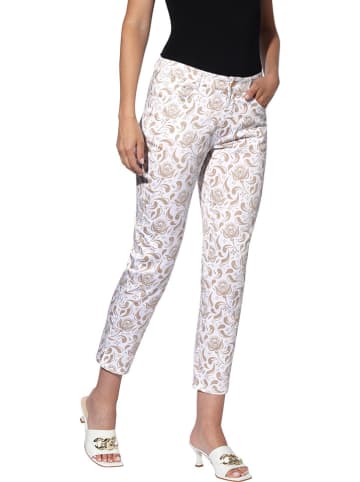 Heine Hose in Weiß/ Beige