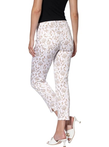 Heine Hose in Weiß/ Beige