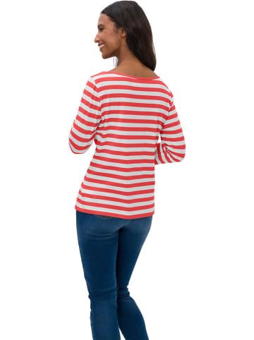 Heine Longsleeve in Rot/ Weiß