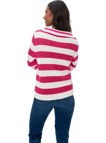 Heine Trui wit/roze