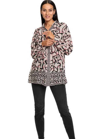 Heine Bluse in Rosa/ Schwarz