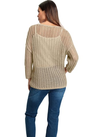 Heine Sweter w kolorze beżowym