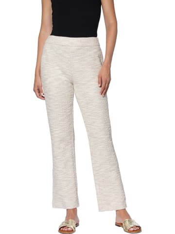 Heine Broek wit/lila