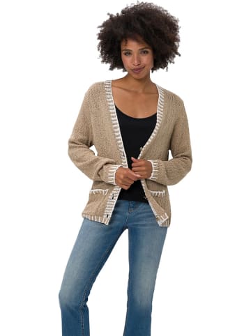 Heine Cardigan in Hellbraun