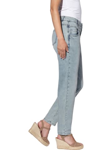 Heine Dżinsy - Tapered fit - w kolorze błękitnym