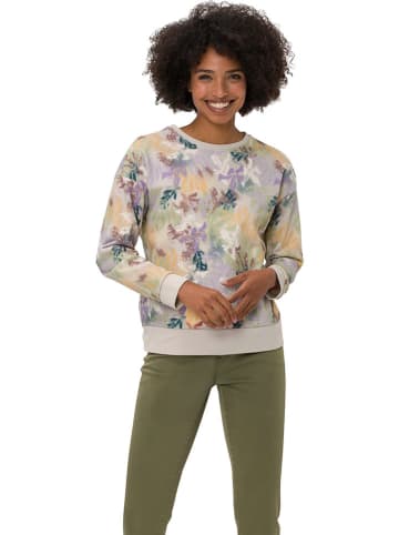 Heine Sweatshirt in Beige/ Bunt