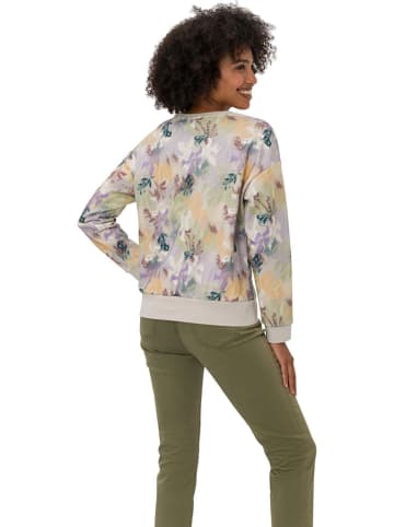 Heine Sweatshirt in Beige/ Bunt