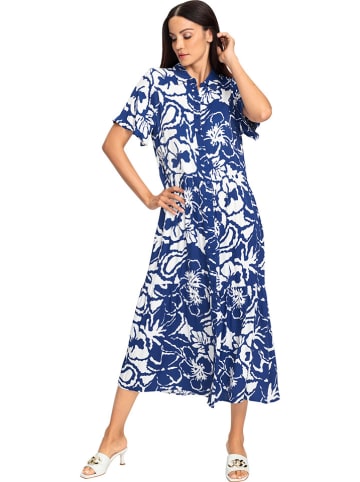 Heine Jurk blauw/wit