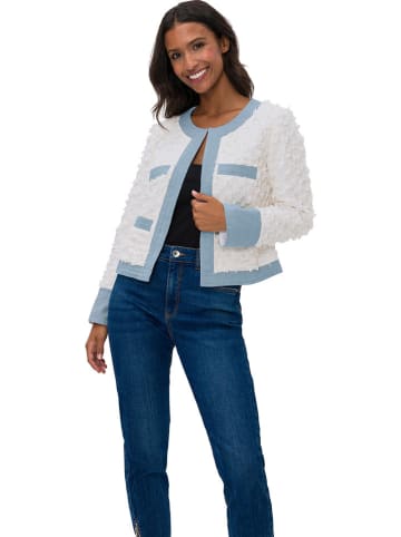 Heine Blazer in Weiß/ Hellblau